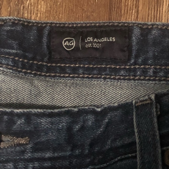 AG Adriano Goldschmied Everett Slim Straight Jeans Men's 38x32 High Rise Denim - Picture 2 of 6